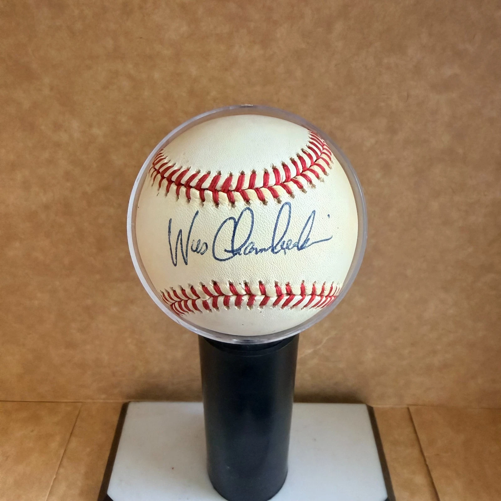 WES CHAMBERLAIN PHILADELPHIA PHILLIES SIGNED AUTO N.L. BASEBALL BECKETT AUTH
