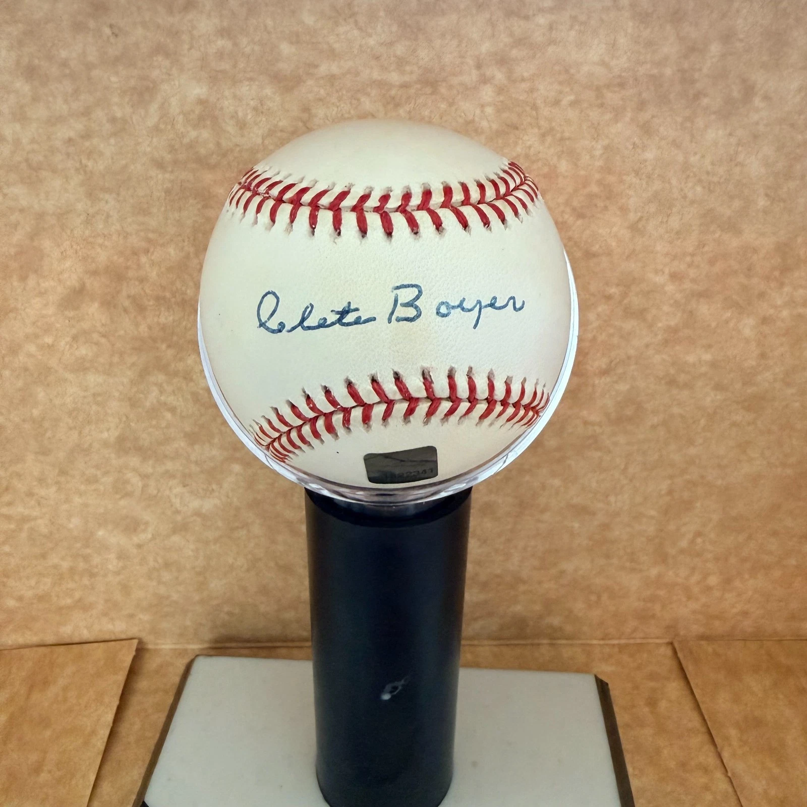 CLETE BOYER YANKEES SIGNED AUTOGRAPHED TOPPS ARCHIVE  BASEBALL
