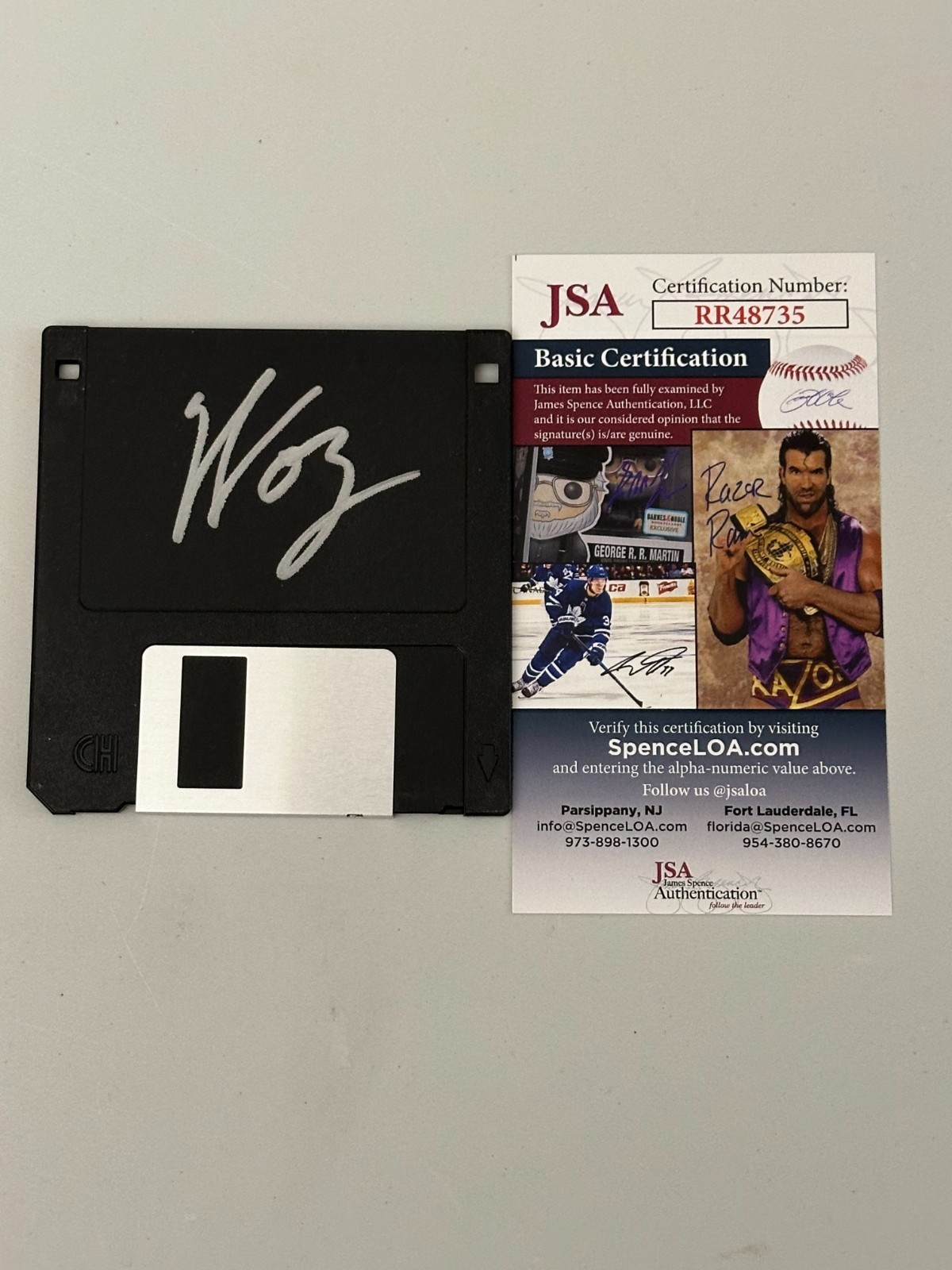 Steve Wozniak Co-Founder Apple Inc Signed Autograph Floppy Disc JSA