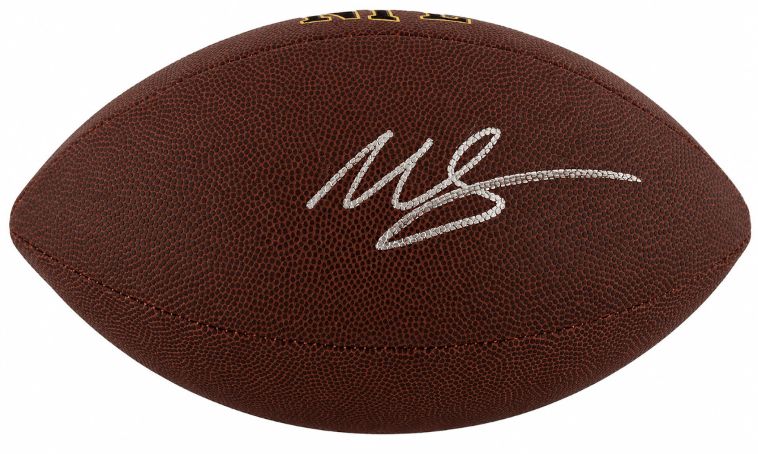 Willis McGahee Signed Wilson Super Grip Full Size NFL Football - (SCHWARTZ COA)