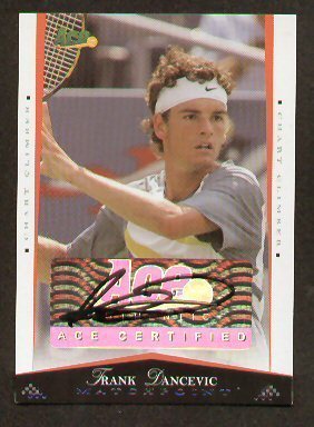 Frank Dancevic signed autographed 2008 ACE Matchpoint