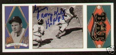George Kell signed autographed 1993 Upper Deck B.A.T.