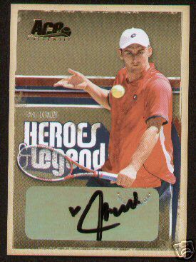 Irakli Labadze signed ACE Tennis Trading Card 15/25