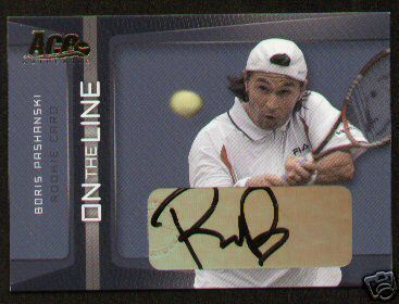 Boris Pashanski autographed signed ACE Card