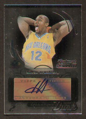 Hilton Armstrong signed auto Topps Trademark Move 31/75