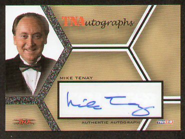Mike Tenay signed auto TNA Autographs TriStar A-MT