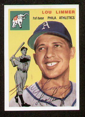 Lou Limmer signed autographed 1954 Topps Archives #232