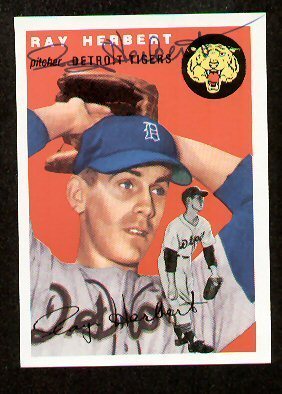 Ray Herbert signed autographed 1954 Topps Archives #190
