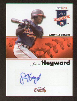 Jason Heyward signed auto 2008 TriStar Projections