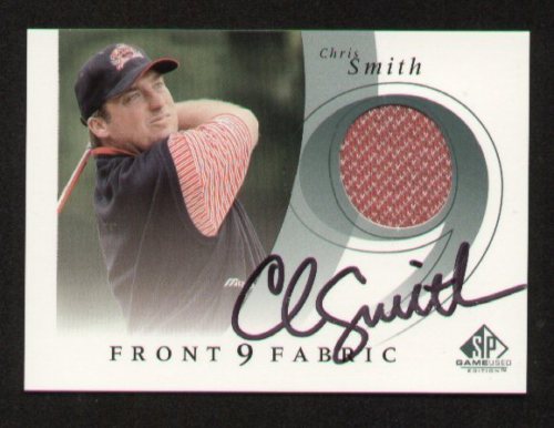 Chris Smith signed autograph Upper Deck Fabric card