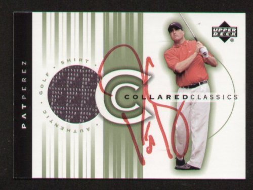 Pat Perez signed autograph auto Upper Deck Fabric card