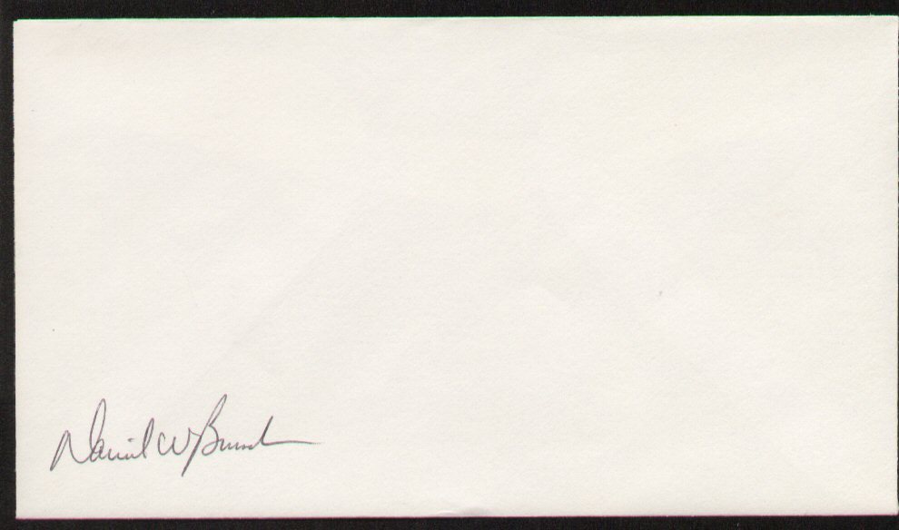 Daniel W. Bursch signed autograph auto Envelope / Cover NASA Astronaut