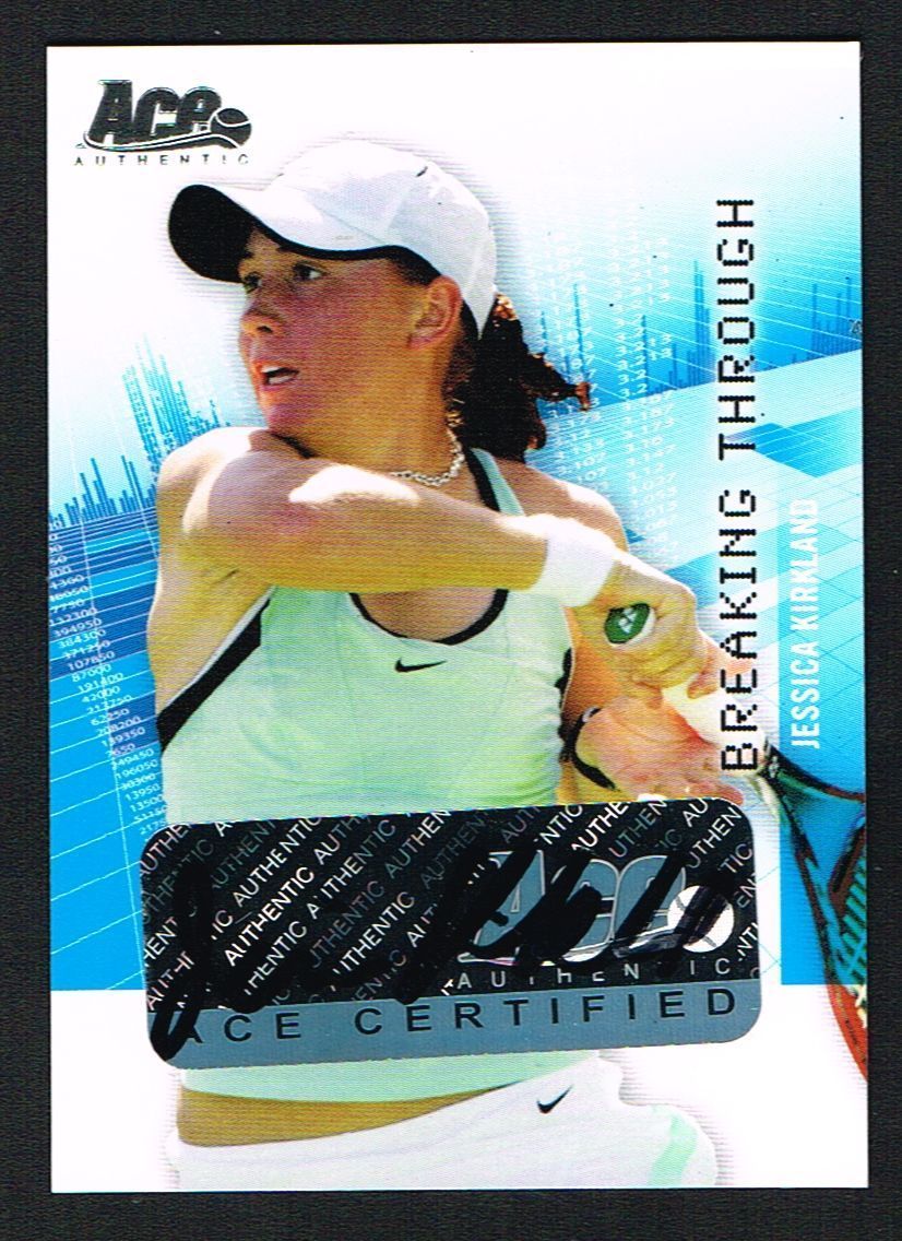 Jessica Kirkland signed autograph auto 2007 ACE Breaking Through Card