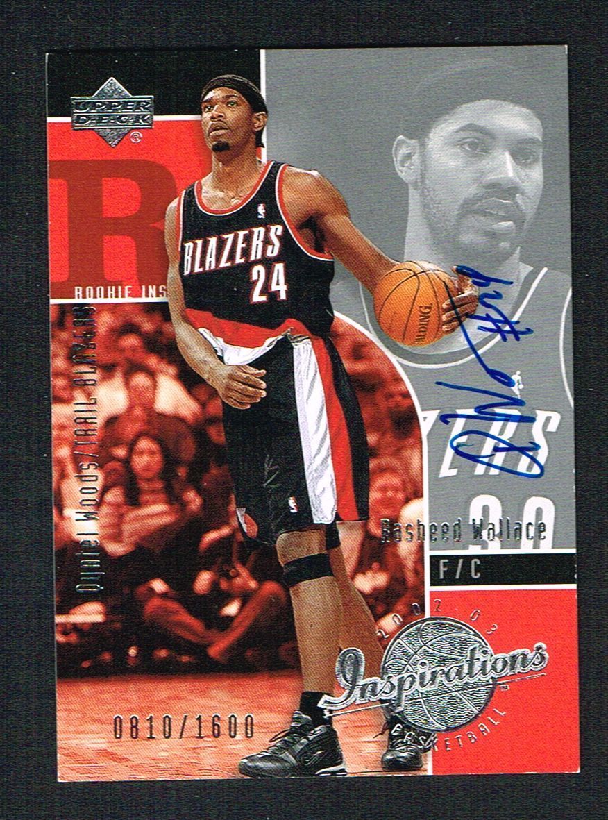 Qyntel Woods 2003 Upper Deck Inspirations signed autograph auto Card