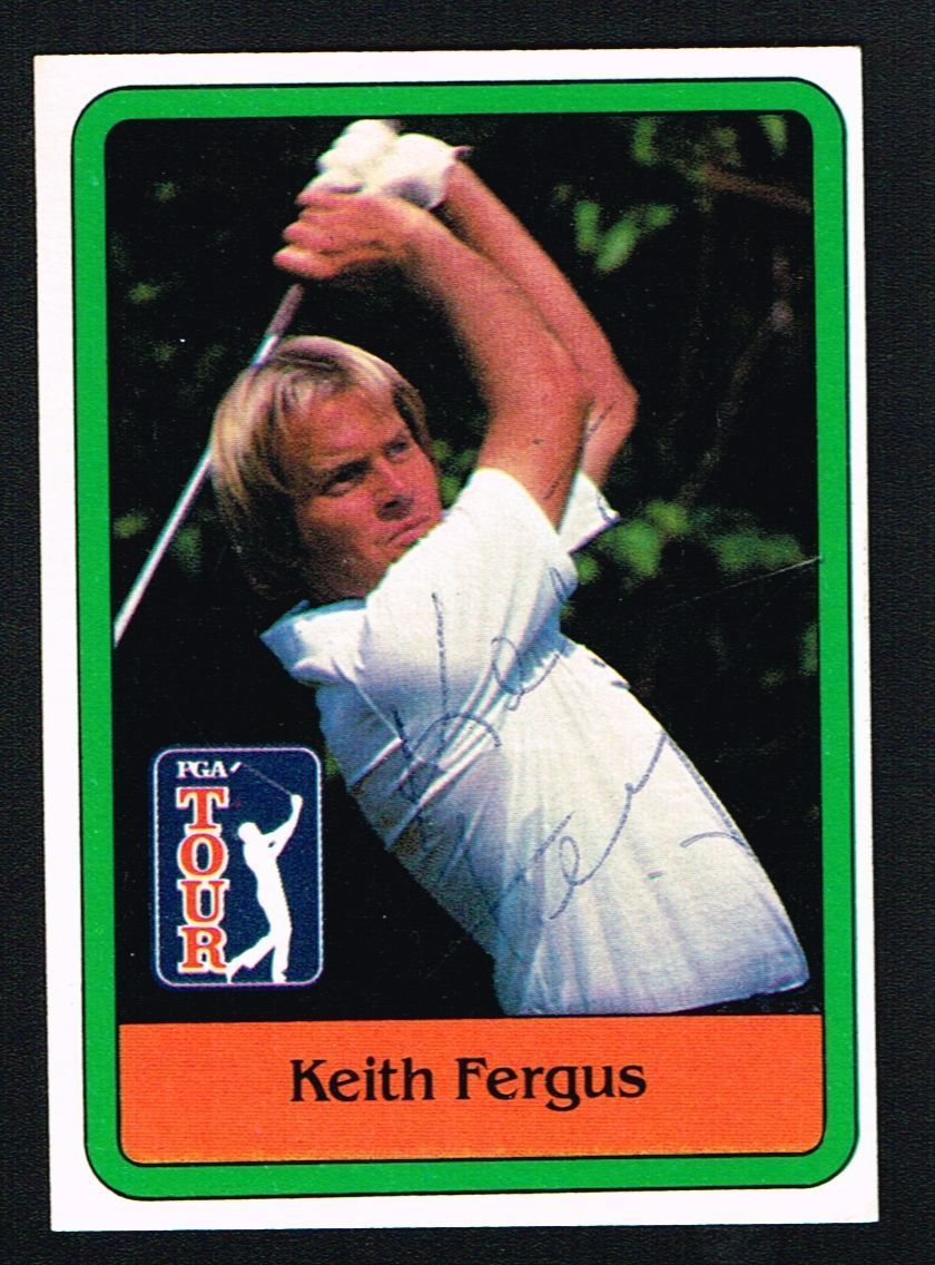 Keith Fergus #33 signed autograph auto 1981 Donruss Golf Trading Card