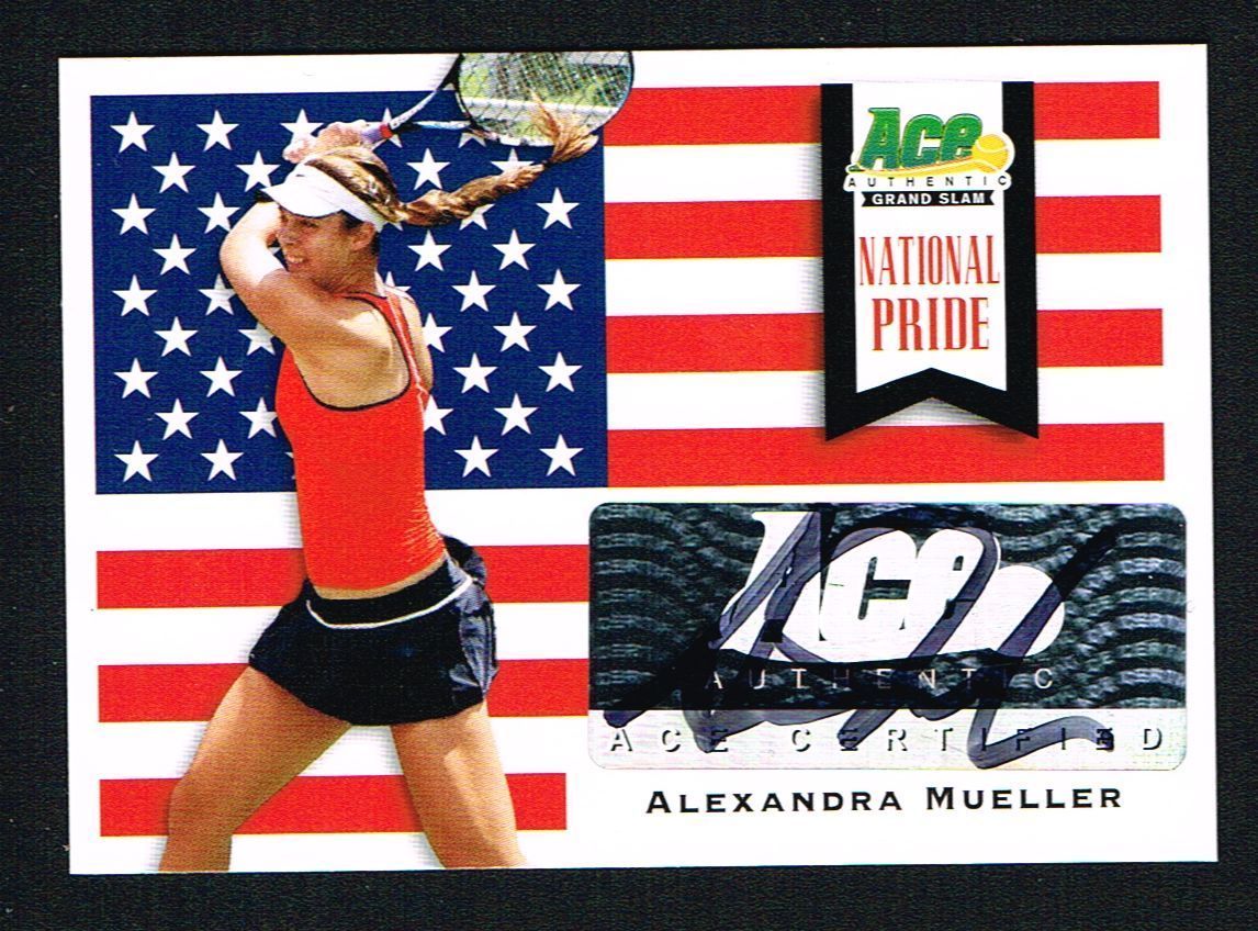Alexandra Mueller signed autograph auto 2013 Ace Authentic National Pride
