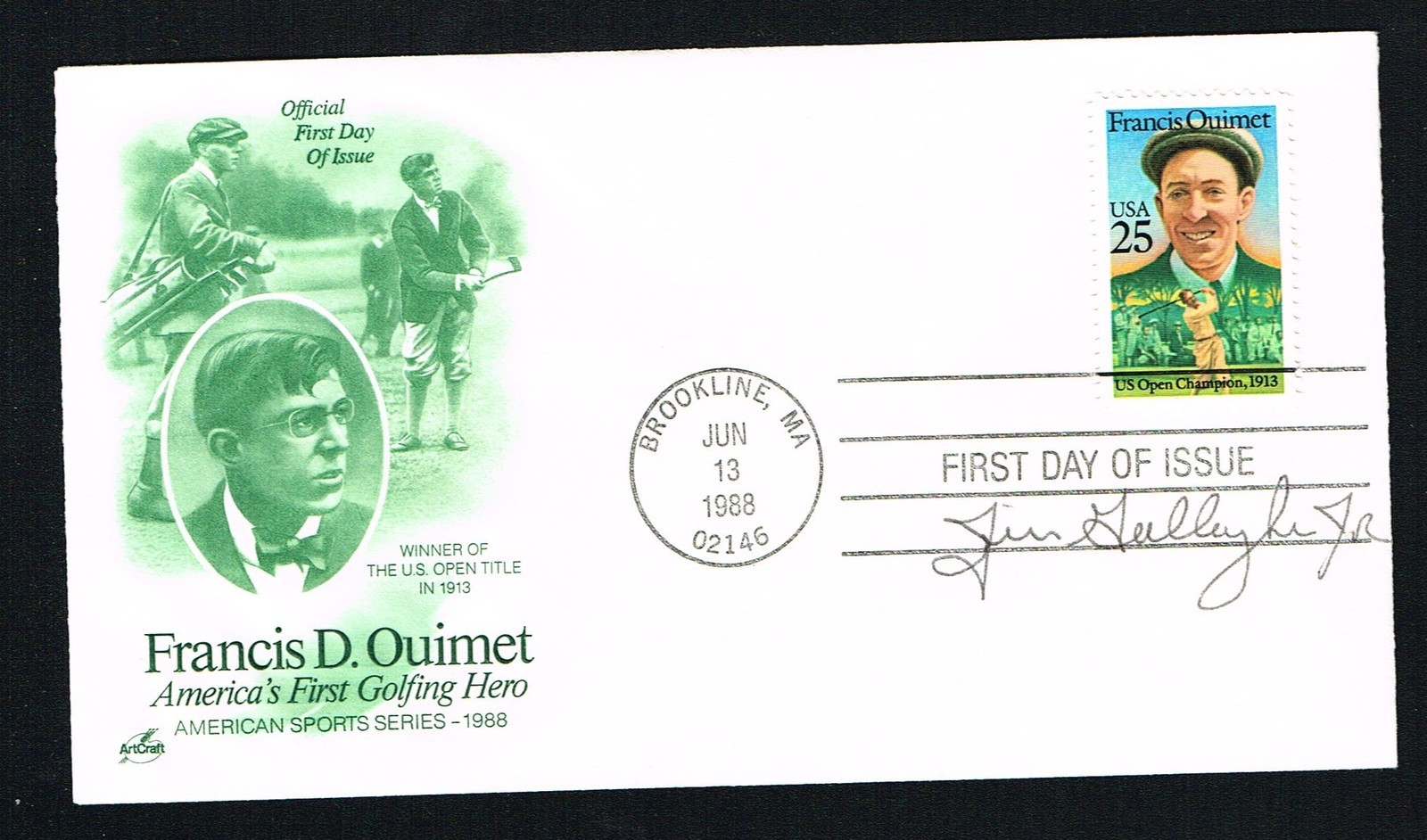 Jim Gallagher Jr. signed autograph auto First Day Postal Cover FDC PGA Golfer