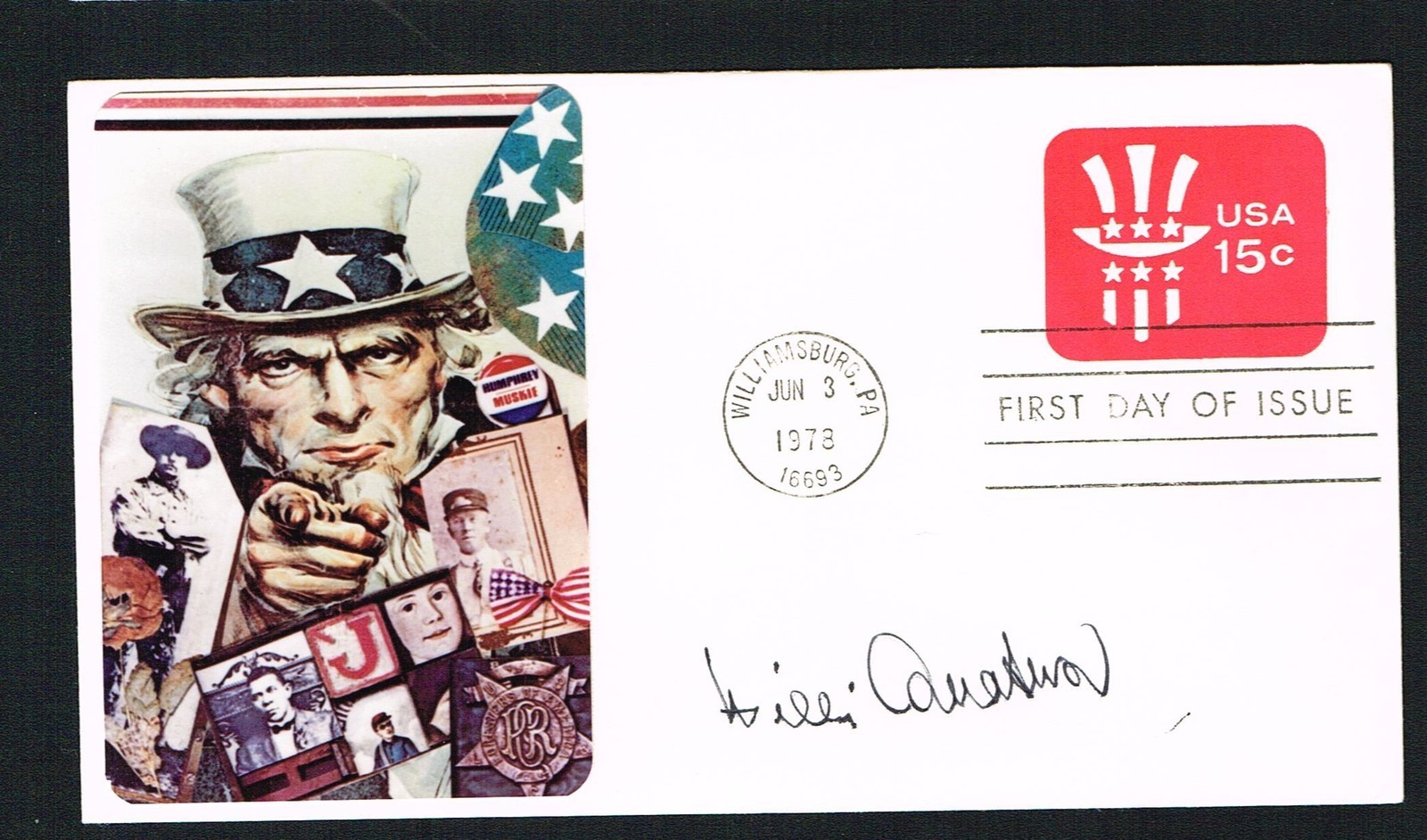 Willy / Willi Quatuor signed autograph auto First Day Postal Cover FDC Boxer