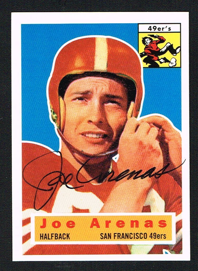 Joe Arenas #38 signed autograph auto 1994 Topps 1956 Archives Football Card