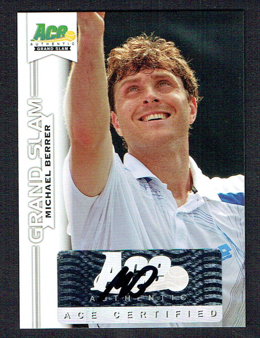 Michael Berrer #BA-MB signed autograph auto 2013 Ace Authentic Grand Slam Tennis