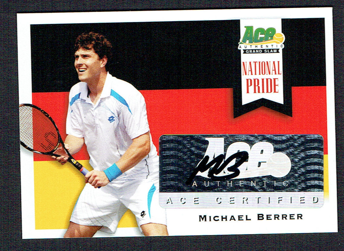 Michael Berrer #NP-MB1 signed autograph auto 2013 Ace Authentic National Pride