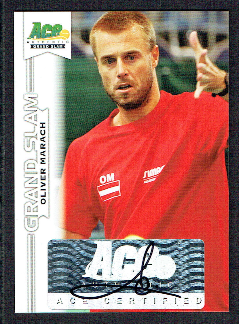 Oliver Marach #BA-OM1 signed autograph auto 2013 Ace Authentic Grand Slam Tennis