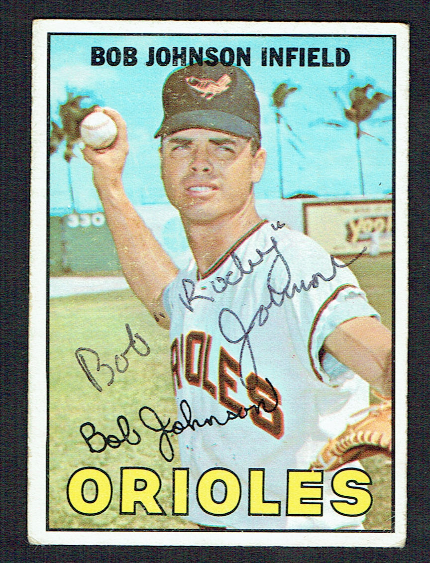 Bob Johnson #38 signed autograph auto 1967 Topps Baseball Trading Card
