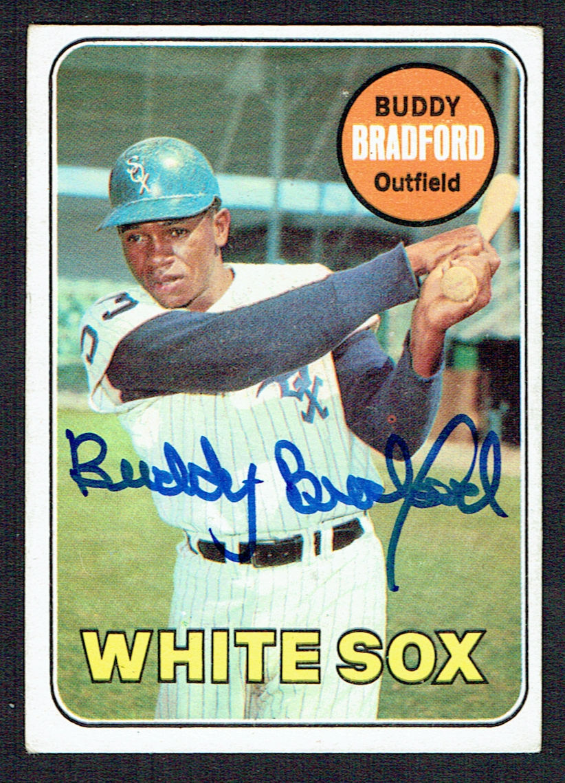 Buddy Bradford #97 signed autograph auto 1969 Topps Baseball Trading Card