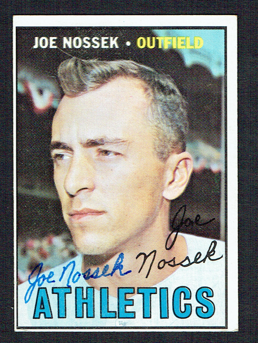 Joe Nossek #209 signed autograph auto 1967 Topps Baseball Trading Card