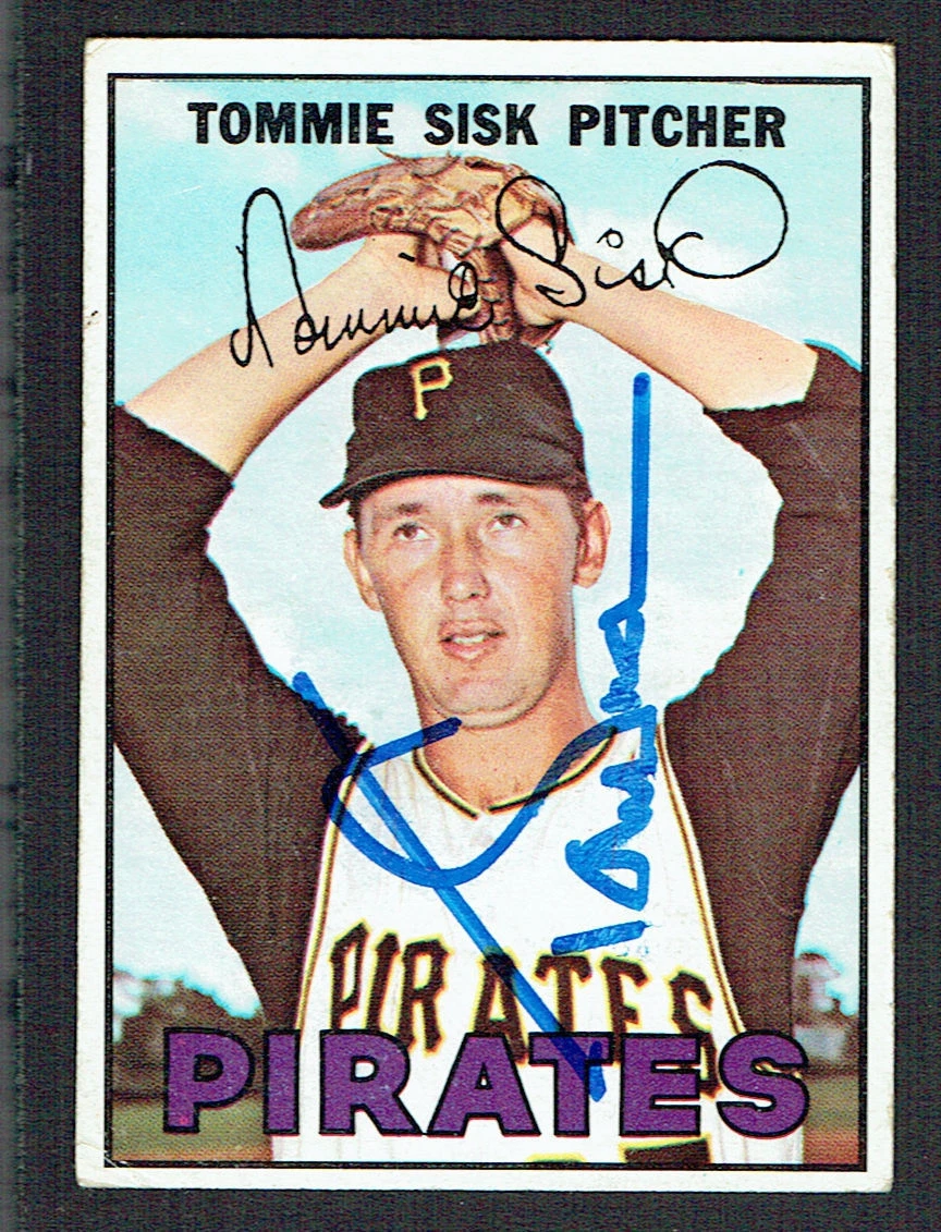 Tommie Sisk #84 signed autograph auto 1967 Topps Baseball Trading Card