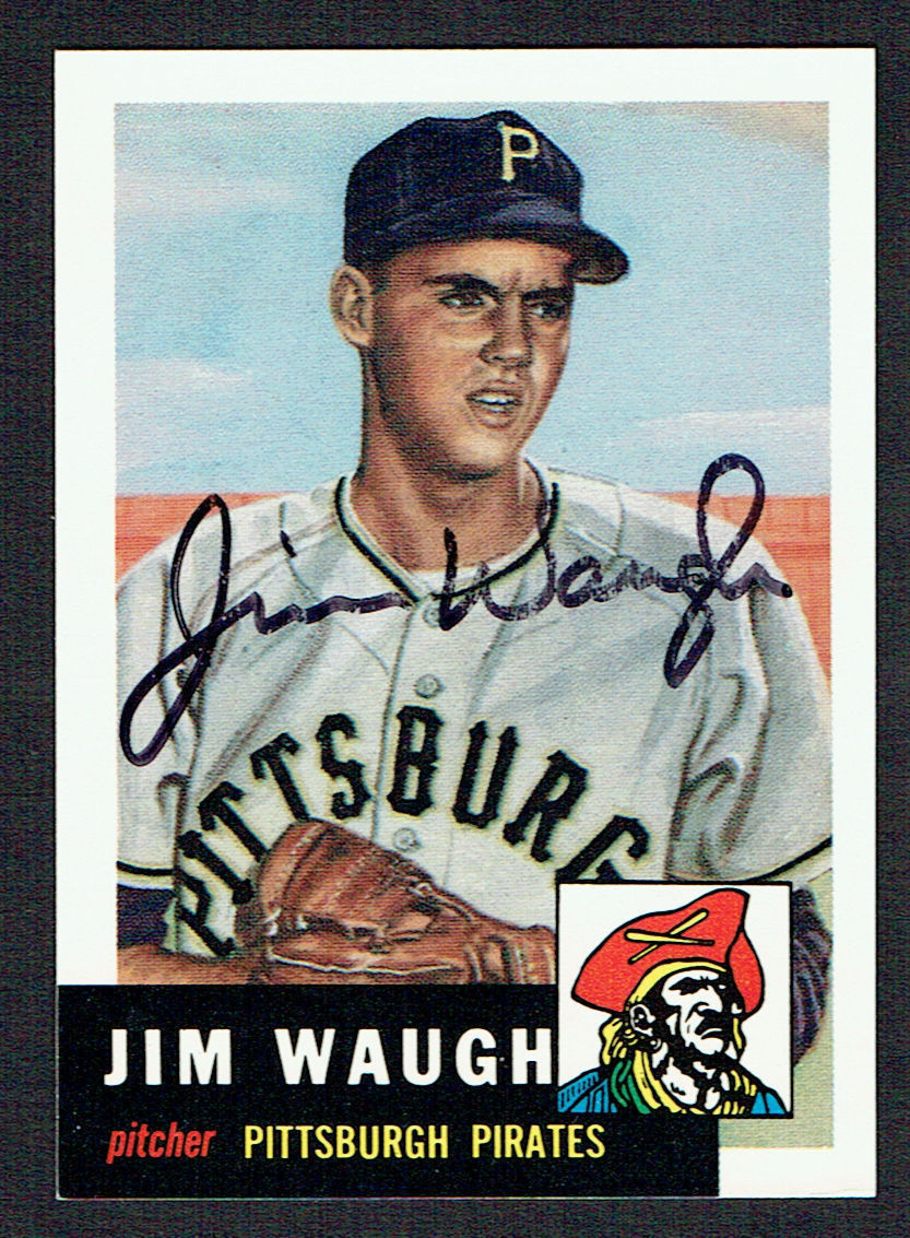 Jim Waugh (d. 2010) #178 signed autograph auto 1991 Topps 1953 Archives Card