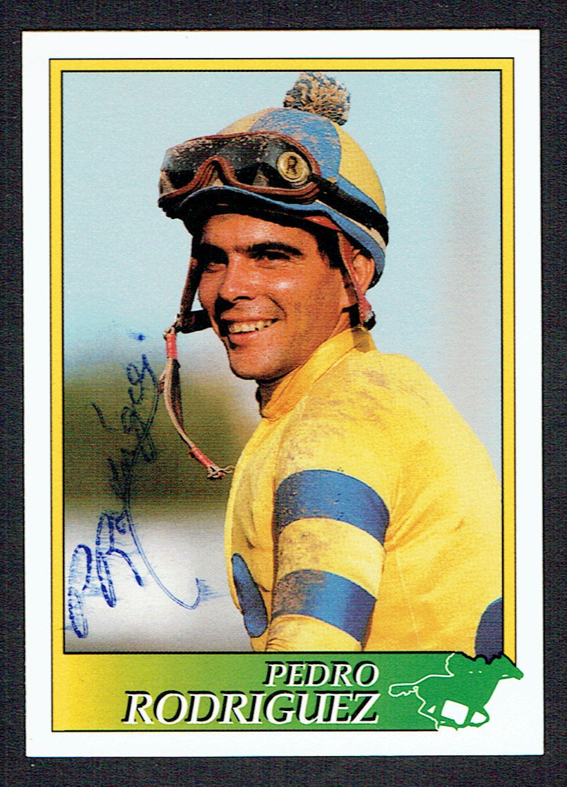 Pedro Rodriguez signed autograph auto 1993 STAR Jockey Horse Racing Trading Card