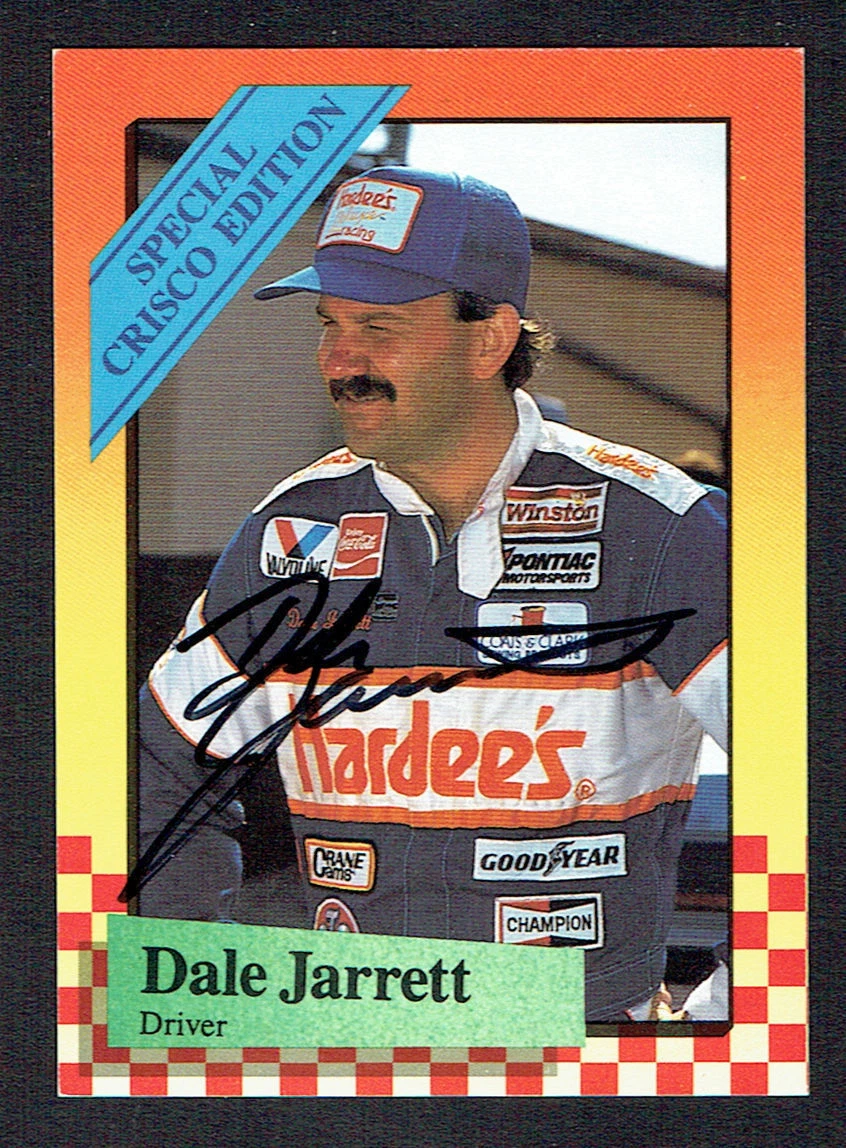 Dale Jarrett #22 signed autograph auto 1989 MAXX Crisco Edition NASCAR Card