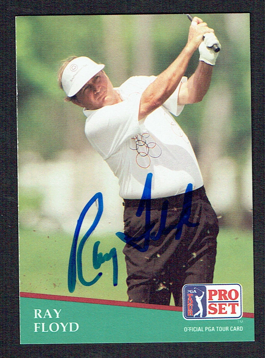 Ray Floyd signed autograph auto 1991 Pro Set Golf Trading Card No. 164