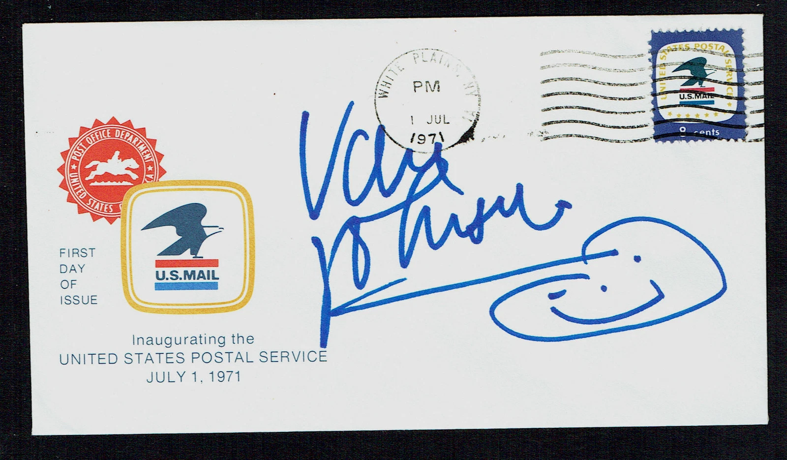 Van Johnson (d. 2008) signed autograph auto First Day Cover FDC Film & TV Actor