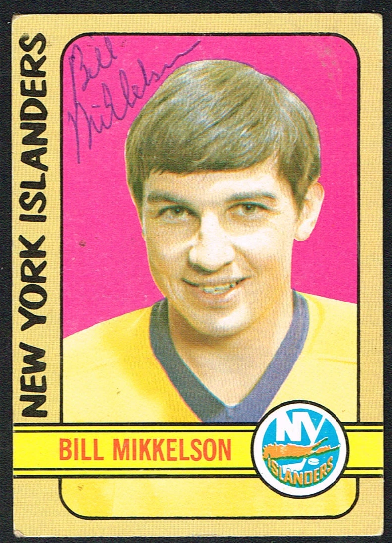 Bill Mikkelson #118 signed autograph auto 1972-73 Topps Hockey Trading Card