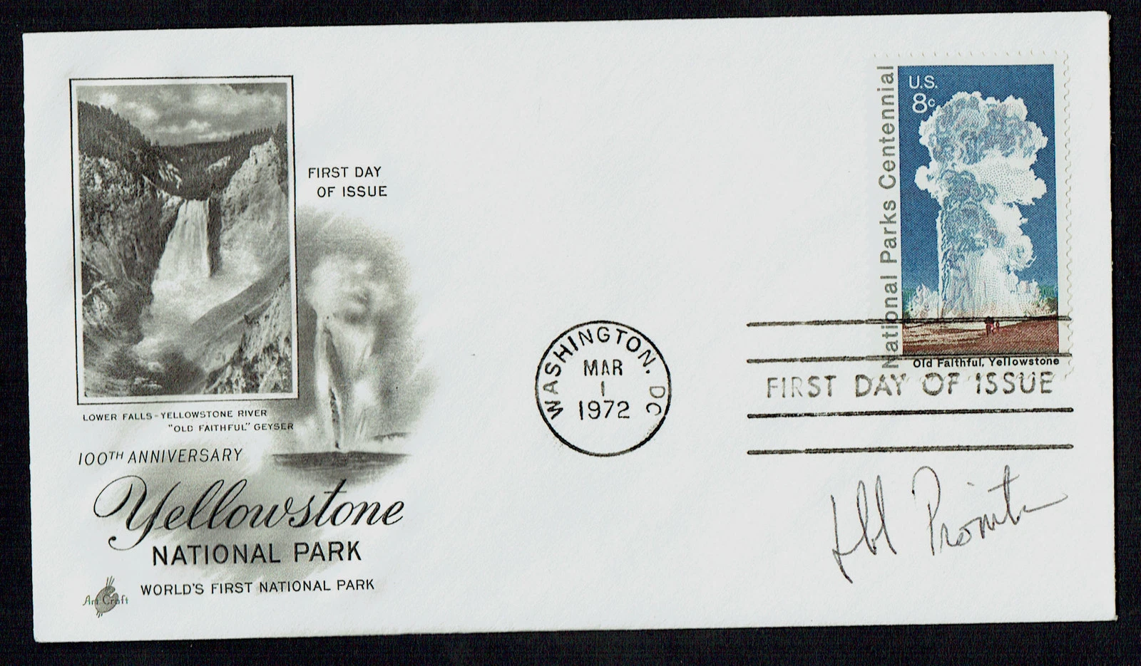 Jeff Promitas signed autograph First Day Cover Oregon Based Runner 5K