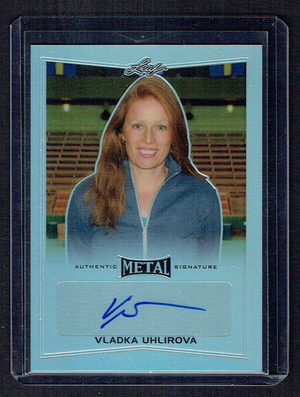 Vladka Uhlirova signed autograph auto 2016 Leaf Metal Tennis Trading Card