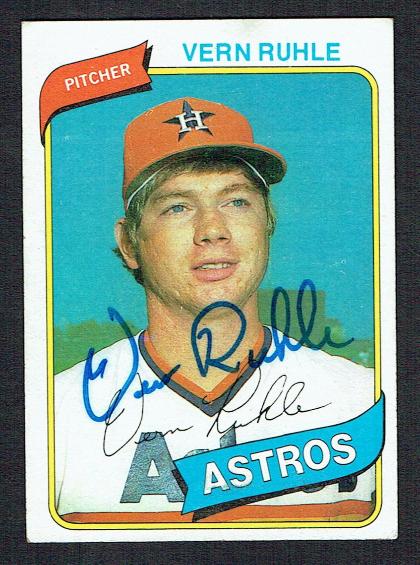 Vern Ruhle #234 signed autograph auto 1980 Topps Baseball Trading Card