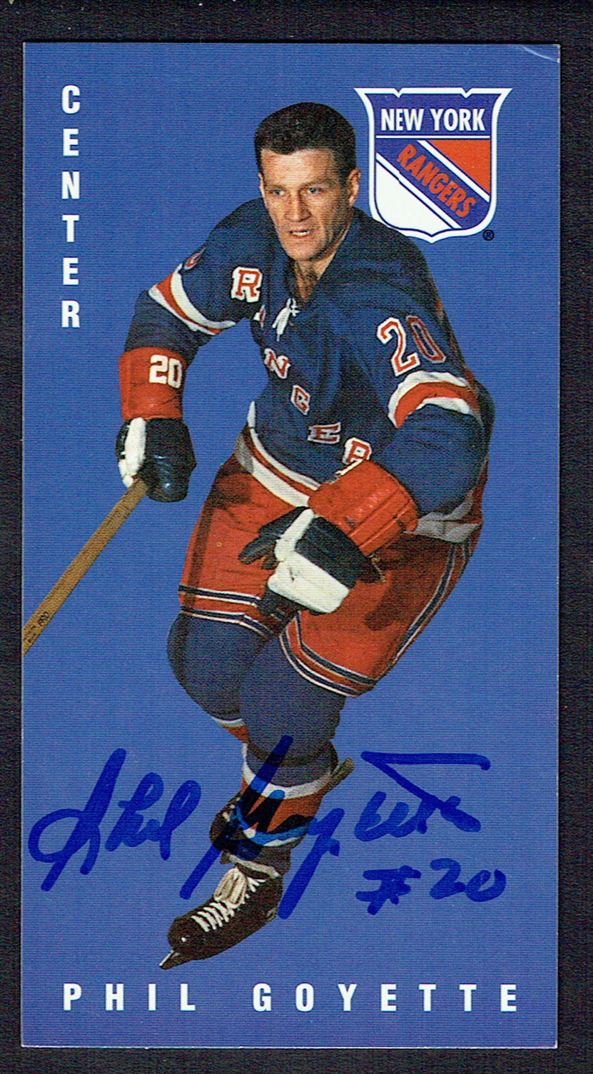 Phil Goyette #105 signed autograph auto 1994 Parkhurst Tall Boy Hockey Card
