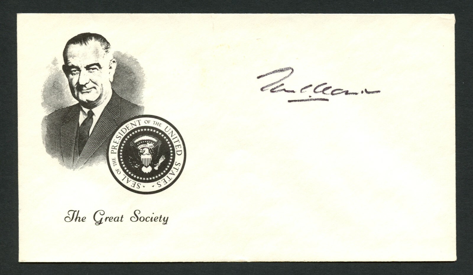 Tom C Clarke (d. 1977) signed autograph Postal Cover Supreme Court Justice PC024