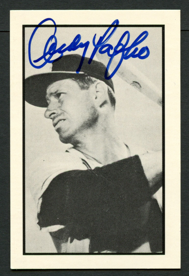 Andy Pafko #57 signed autograph auto 1983 B.G.H.L.I. Bowman Baseball Card
