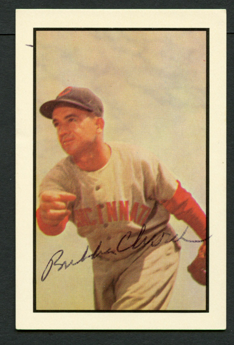 Bubba Church #138 signed autograph auto 1983 B.G.H.L.I. Bowman Baseball Card