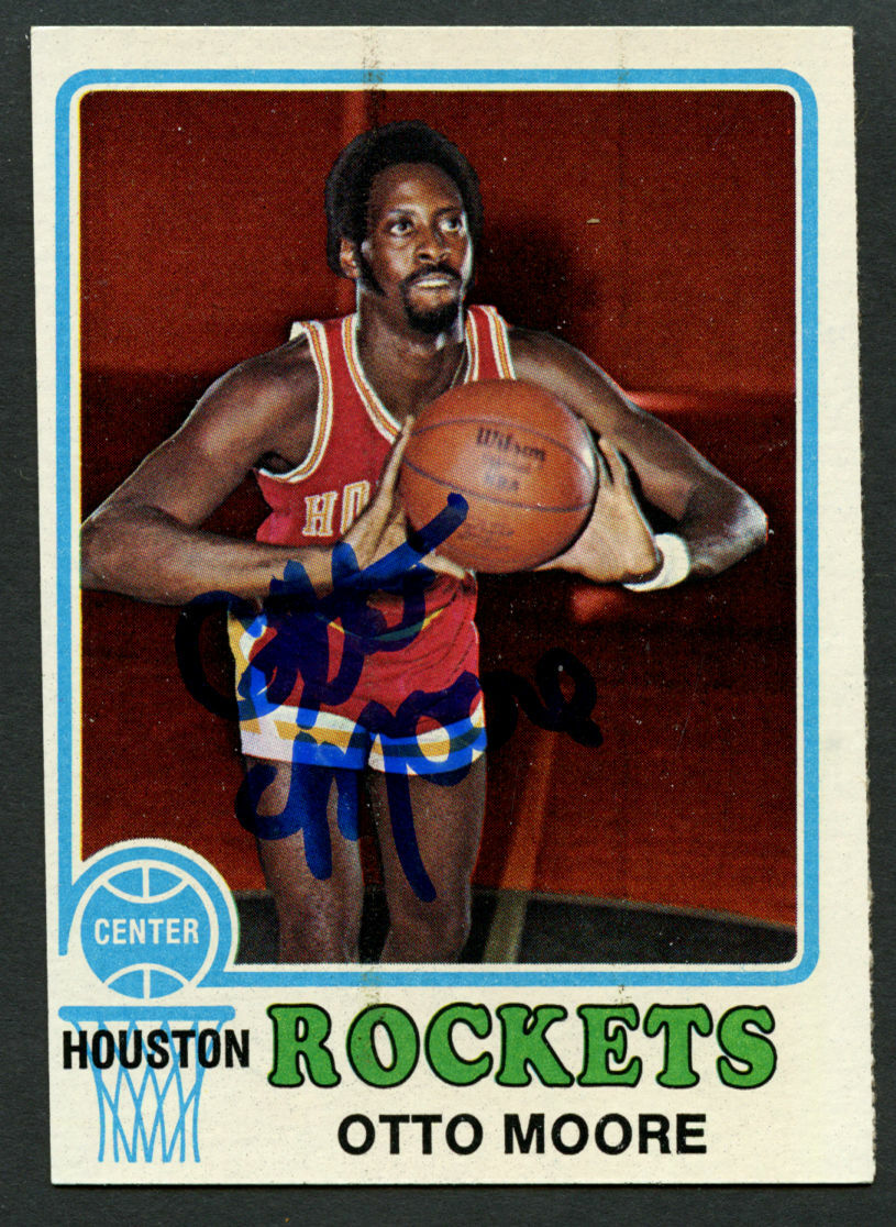 Otto Moore #101 signed autograph auto 1973-74 Topps Basketball Trading Card