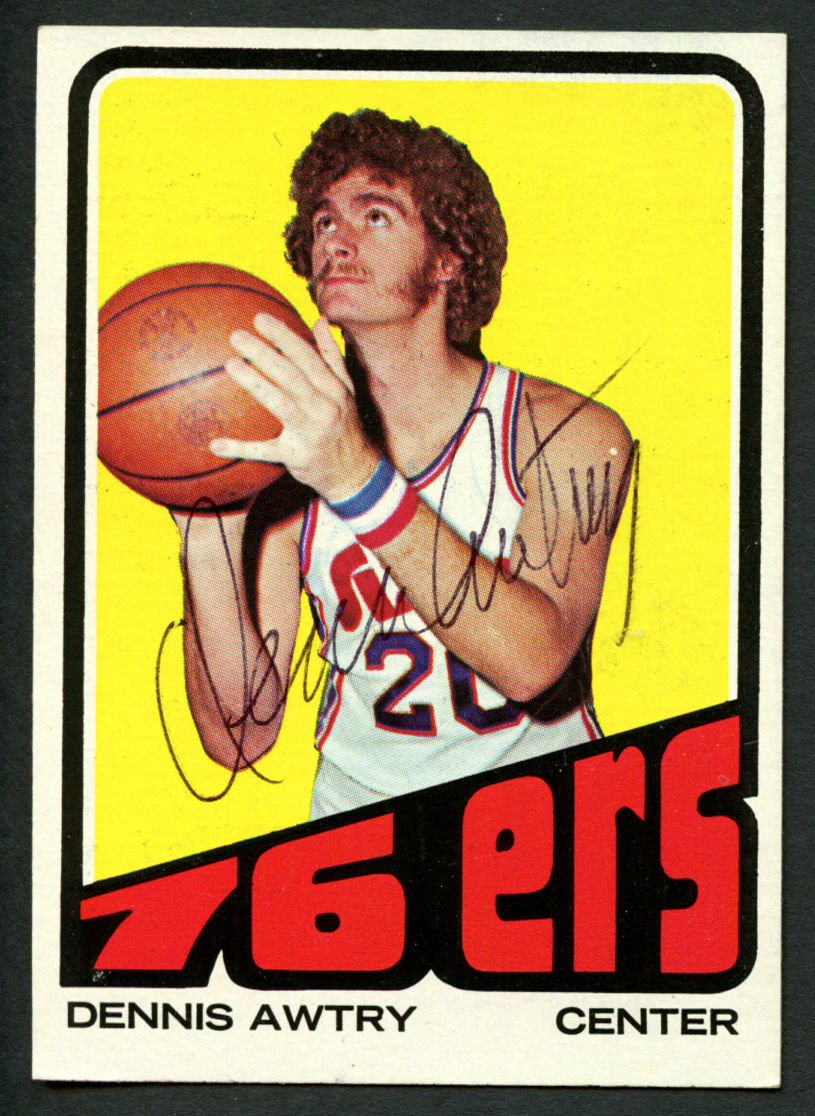 Dennis Awtry #139 signed autograph auto 1972-73 Topps Basketball Trading Card