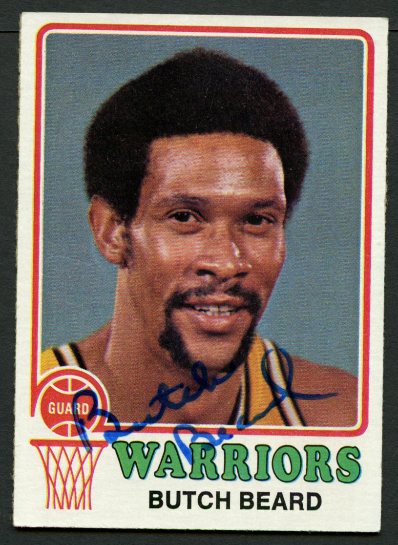 Butch Beard #136 signed autograph auto 1973-74 Topps Basketball Trading Card