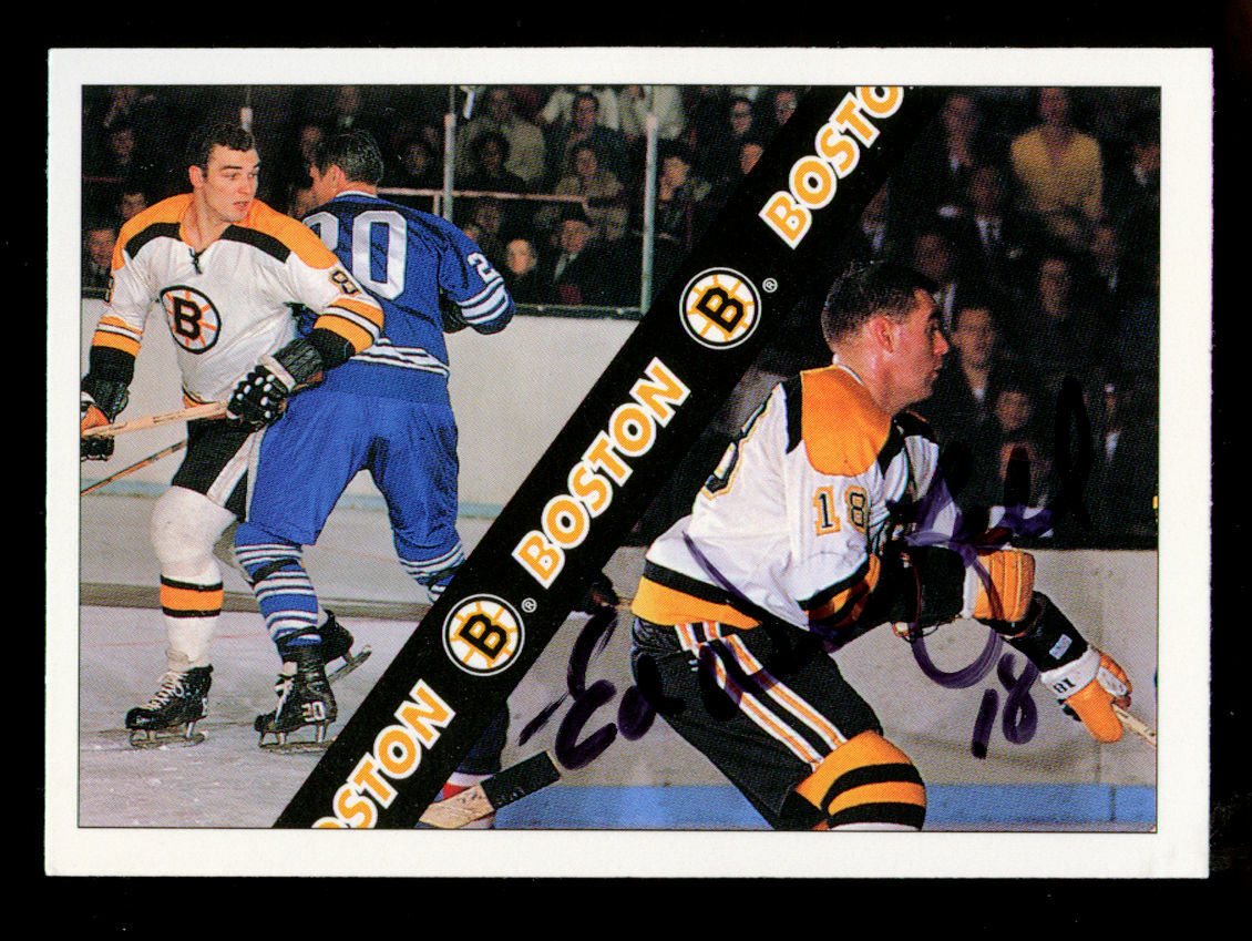 Ed Westfall #4 signed autograph auto 1992 Ultimate Original Six Hockey Card