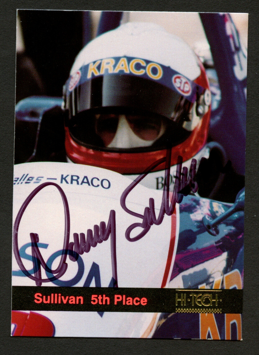Danny Sullivan #P1/6 signed autograph auto 1993 HI-Tech Indy Car Card