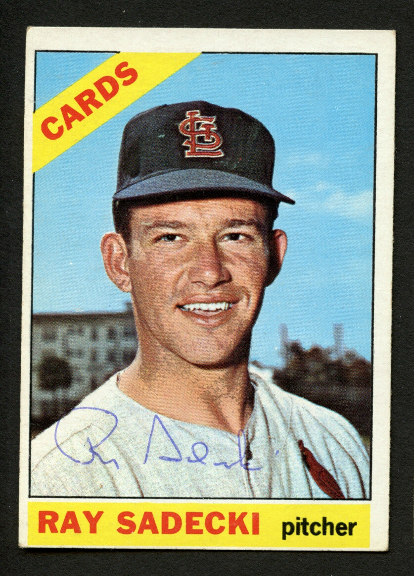 Ray Sadecki #26 signed autograph auto 1966 Topps Baseball Trading Card