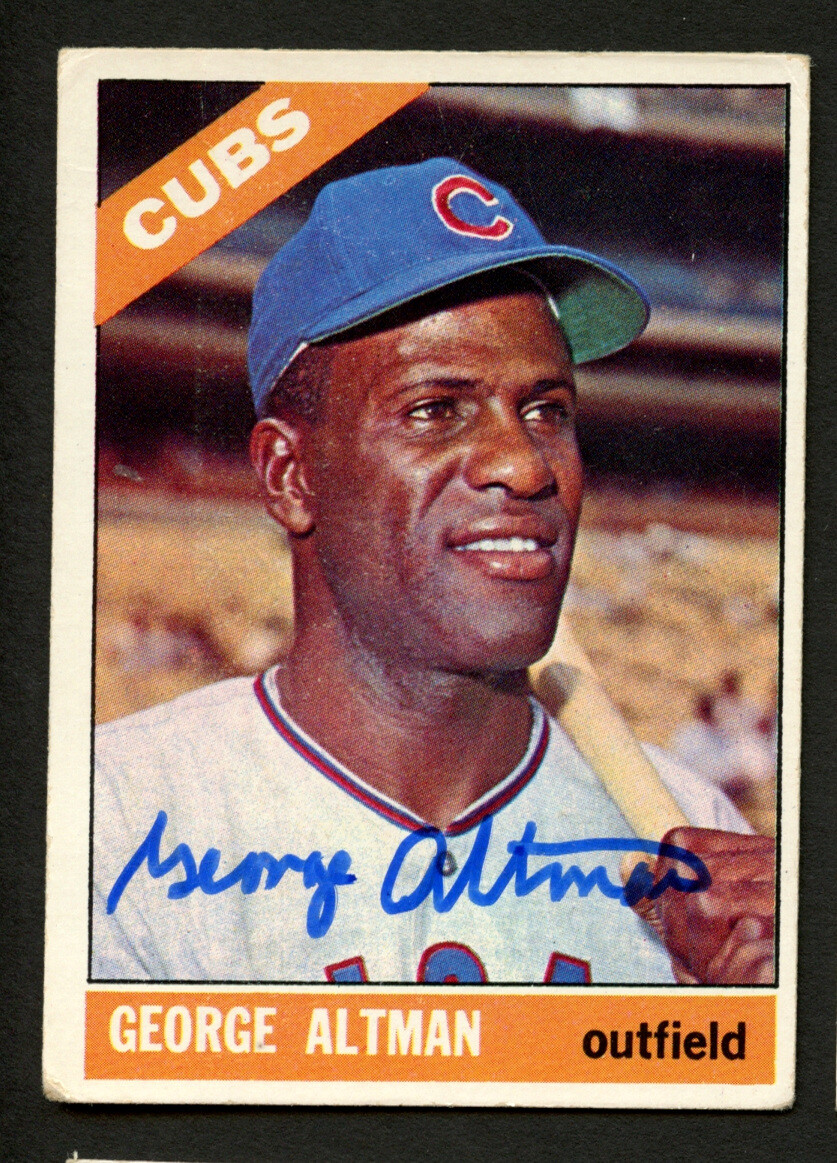 George Altman #146 signed autograph auto 1966 Topps Baseball Trading Card